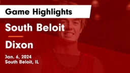 South Beloit  vs Dixon  Game Highlights - Jan. 6, 2024