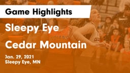 Sleepy Eye  vs Cedar Mountain Game Highlights - Jan. 29, 2021