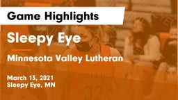Sleepy Eye  vs Minnesota Valley Lutheran  Game Highlights - March 13, 2021