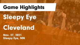 Sleepy Eye  vs Cleveland  Game Highlights - Nov. 27, 2021