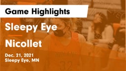 Sleepy Eye  vs Nicollet  Game Highlights - Dec. 21, 2021
