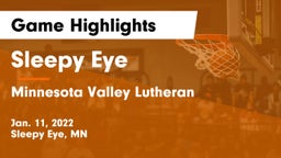 Sleepy Eye  vs Minnesota Valley Lutheran  Game Highlights - Jan. 11, 2022