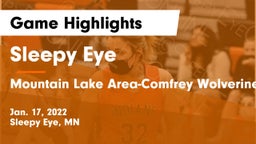 Sleepy Eye  vs Mountain Lake Area-Comfrey Wolverines Game Highlights - Jan. 17, 2022