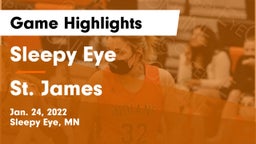 Sleepy Eye  vs St. James  Game Highlights - Jan. 24, 2022