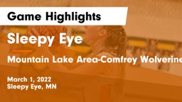 Sleepy Eye  vs Mountain Lake Area-Comfrey Wolverines Game Highlights - March 1, 2022