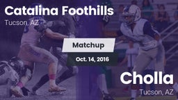 Matchup: Catalina Foothills vs. Cholla  2016