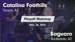 Matchup: Catalina Foothills vs. Saguaro  2016