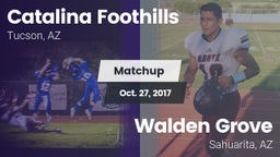 Matchup: Catalina Foothills vs. Walden Grove  2017