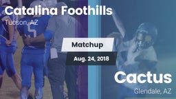 Matchup: Catalina Foothills vs. Cactus  2018