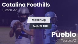 Matchup: Catalina Foothills vs. Pueblo  2018