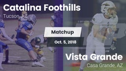 Matchup: Catalina Foothills vs. Vista Grande  2018