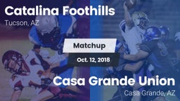 Matchup: Catalina Foothills vs. Casa Grande Union  2018