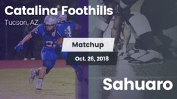 Matchup: Catalina Foothills vs. Sahuaro  2018