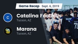 Recap: Catalina Foothills  vs. Marana  2019