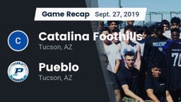 Recap: Catalina Foothills  vs. Pueblo  2019