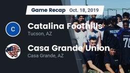 Recap: Catalina Foothills  vs. Casa Grande Union  2019