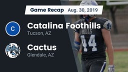 Recap: Catalina Foothills  vs. Cactus  2019