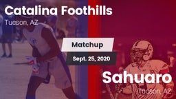 Matchup: Catalina Foothills vs. Sahuaro  2020