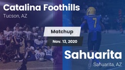 Matchup: Catalina Foothills vs. Sahuarita  2020