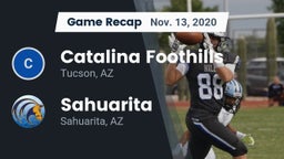 Recap: Catalina Foothills  vs. Sahuarita  2020