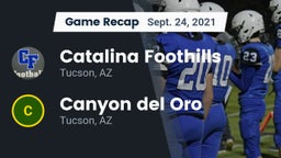 Recap: Catalina Foothills  vs. Canyon del Oro  2021