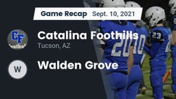 Recap: Catalina Foothills  vs. Walden Grove 2021