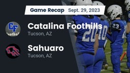 Recap: Catalina Foothills  vs. Sahuaro  2023