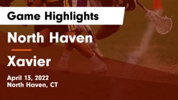 North Haven  vs Xavier  Game Highlights - April 13, 2022