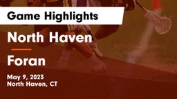North Haven  vs Foran  Game Highlights - May 9, 2023