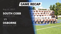 Recap: South Cobb  vs. Osborne  2017