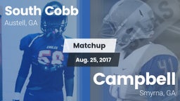 Matchup: South Cobb High vs. Campbell  2017
