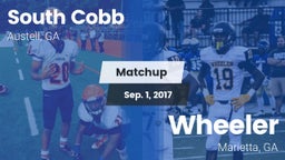 Matchup: South Cobb High vs. Wheeler  2017