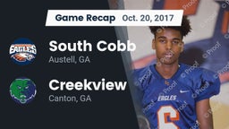 Recap: South Cobb  vs. Creekview  2017