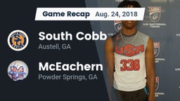 Recap: South Cobb  vs. McEachern  2018