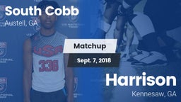 Matchup: South Cobb High vs. Harrison  2018