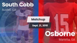 Matchup: South Cobb High vs. Osborne  2018