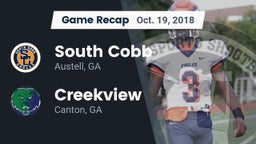 Recap: South Cobb  vs. Creekview  2018
