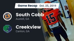 Recap: South Cobb  vs. Creekview  2019