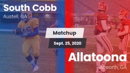 Matchup: South Cobb High vs. Allatoona  2020