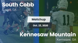 Matchup: South Cobb High vs. Kennesaw Mountain  2020