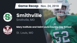 Recap: Smithville  vs. Mary Institute and Saint Louis Country Day School 2018