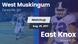 Matchup: West Muskingum High vs. East Knox  2017
