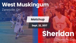 Matchup: West Muskingum High vs. Sheridan  2017