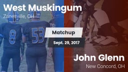 Matchup: West Muskingum High vs. John Glenn  2017