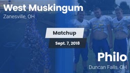Matchup: West Muskingum High vs. Philo  2018
