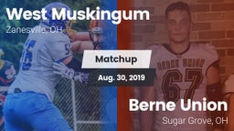 Matchup: West Muskingum High vs. Berne Union  2019