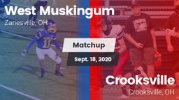 Matchup: West Muskingum High vs. Crooksville  2020