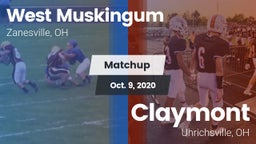 Matchup: West Muskingum High vs. Claymont  2020