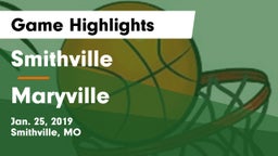 Smithville  vs Maryville  Game Highlights - Jan. 25, 2019