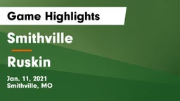 Smithville  vs Ruskin  Game Highlights - Jan. 11, 2021